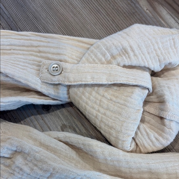 White Birch Cream Button Down Shirt - Picture 4 of 6